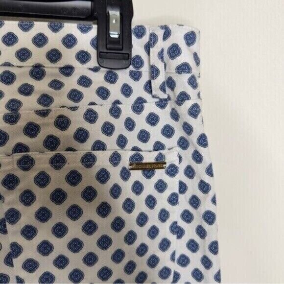 Michael Kors Selma Medallion Print Cropped Jeans Size 12 Pre-owned - Picture 7 of 16